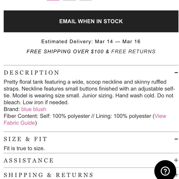 Blue Blush Ruffle Floral Crop Top - Picture 8 of 8